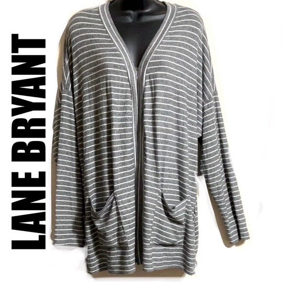 Lane Bryant Tops - 🌸LANE BRYANT Striped Cardigan🌸